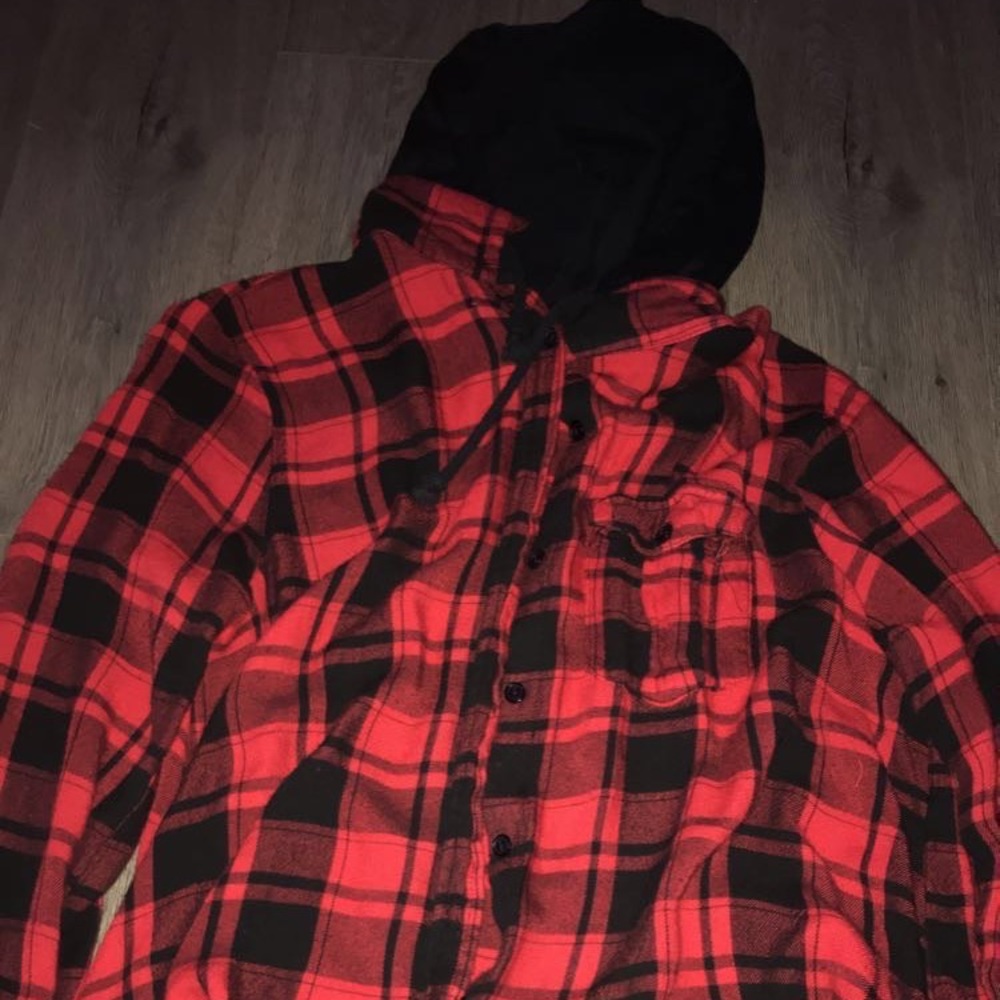 Plaid button down